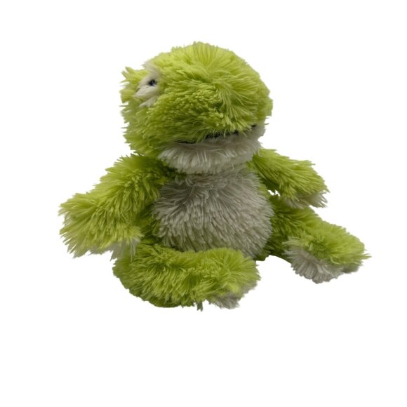 Warmies Green & White Stuffed Animal Plush Aromatherapy Therapy Gift - Picture 1 of 4